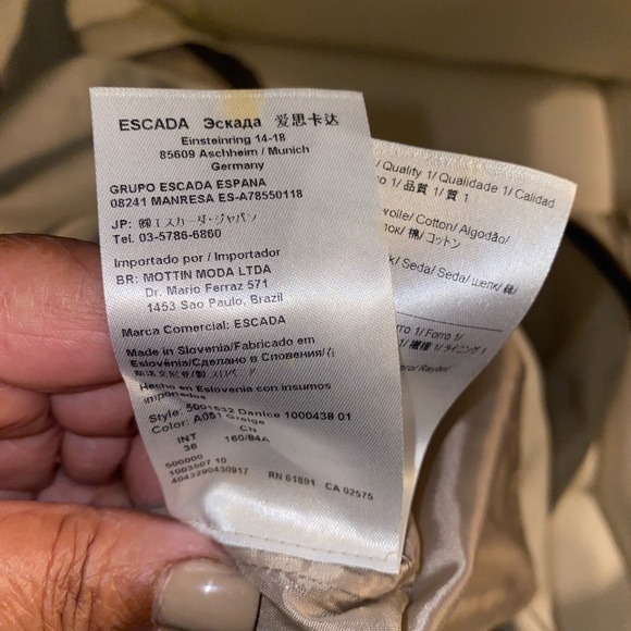 Escada Danice Off Shoulder Dress - Picture 10 of 13